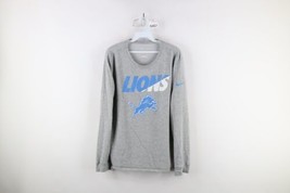 Nike Mens L Athletic Cut Spell Out Detroit Lions Football Long Sleeve T-... - $39.55