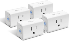 The Kasa Smart Plug Mini 15A, Smart Home Wi-Fi Outlet, White,, No Hub Required. - £33.52 GBP