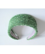 Violet &amp; Brooks Wide Piped Tweed Green Headband - $17.82