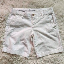 Aeropostale Bermuda Shorts Women&#39;s Size Small 5/6 Cotton Slit Pockets 8&quot; Inseam - £9.45 GBP