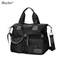 Buylor Nylon Women Shoulder Bag Fashion Handbags Waterproof Crossbody Bag Large  - £24.37 GBP