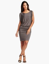 Lucky Brand Women&#39;s Gray Cold Shoulder Tulip Dress Size Small - £39.49 GBP