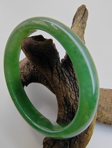 54.10 X 47.80mm Oval Shape Natural Burma Jadeite Jade Bangle Bracelet #170 carat - £1,918.45 GBP