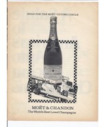 80&#39;s Moet &amp; Chandon Print Ad Vintage Champagne 8.5&quot; x 11&quot; - £14.19 GBP