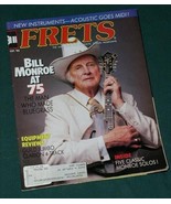 BILL MONROE FRETS MAGAZINE VINTAGE 1986 THE MAN WHO MADE BLUEGRASS MONRO... - $552.13 MXN
