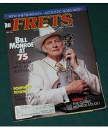 BILL MONROE FRETS MAGAZINE VINTAGE 1986 THE MAN WHO MADE BLUEGRASS MONRO... - £23.46 GBP