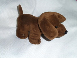 CIRCO Animal Adventure dog Brown chamois suede plush puppy dachshund 2009 9&quot; - £116.80 GBP