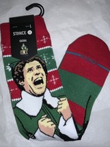 Stance Holiday Edition Buddy ELF Christmas Movie Crew Socks Stocking Stuffer new - $14.84