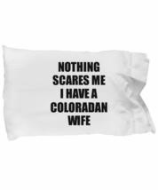 EzGift Coloradan Wife Pillowcase Funny Valentine Gift for Husband My Hubby Him C - £17.38 GBP