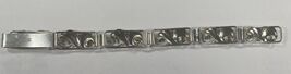 John Lauritzen Dänemark Sterlingsilber Blumenmuster Station Armband 7.5 ... - $419.74
