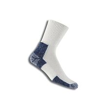 Thorlo Running Crew Socks - White/Navy, Large  - $39.00