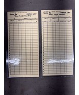 Original Antique Santa Fe Railroad Train Switch List Documents Form 818 ... - $18.23 CAD