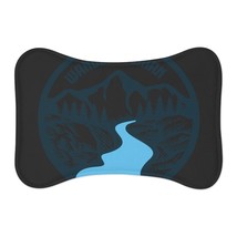 Personalized Pet Feeding Mats: Non-Slip, Absorbent, in Bone &amp; Fish Shapes - $27.81+