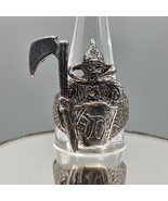 Vintage Viking Warrior Ring Sz 12 Phoenix Shield Battle Axe Figural G&amp;S ... - $49.99