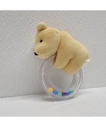 Classic Winnie the Pooh Stuffed Plush Plastic Circle Ring Rattle Baby To... - £9.98 GBP