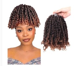 Niseyo 10 Inch Passion Twist Hair Pre-twisted 8 Packs Pre-looped Crochet... - £14.25 GBP