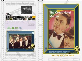 The Great Hotel Murder (1935) Director: Eugene Forde Writers: Arthur Kob... - £10.93 GBP