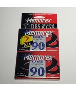 Memorex 2 Pack DBS 90 Blank Audio Cassette Tapes Normal Bias New Sealed - £4.75 GBP