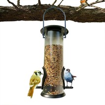 Outdoor Hanging Bird Feeder - Stylish Garden Decoration for Plastic Birds Food D - £8.80 GBP