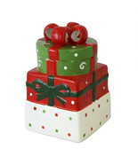 Gibson Home Christmas Estate 7.5 Inch Gift Box Holiday Cookie Jar - $46.48