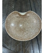 Alfredo Barbini Murano Glass Console Bowl for Weil Gold Dust Italy MCM 11” - $148.49