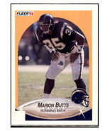 1990 Fleer Marion Butts   San Diego Chargers Football Card VFBMB - $1.75