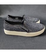 Skechers Street Double Up Glitzy Gal Slip-on Shoes Women Sz 6 Black Mini... - $564.05 MXN