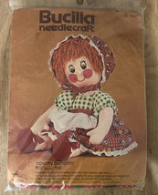 Vintage Bucilla Creative Needlecraft &quot;Country Bumpkin&quot; Toy Doll Kit  #3420 NEW - £18.76 GBP