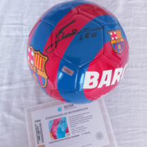 Lionel Messi Signed Barcelona Soccer Ball - COA - £295.83 GBP