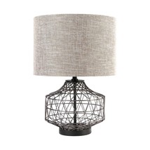 20&quot; Black Lamp Base LED With Brown Shade - $343.48