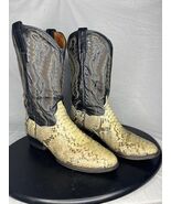 Dan Post Manning Exotic Python Snakeskin Cowboy Boots Mens Size 10.5 D D... - $150.00