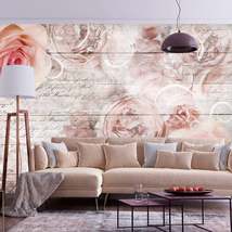 Tiptophomedecor Peel and Stick Floral Wallpaper Wall Mural - Rose Work - Removab - £47.07 GBP+