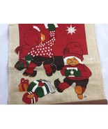 Vintage Hanging Burlap Jute Mail Holder Scandinavian Swedish Danish - $564.12 MXN