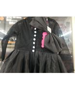 Black Gothic Child Size 4 Flower Girl Dress - £31.93 GBP