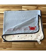 Vintage Gymboree Crabs and Whales Blue Baby Blanket 2001 Measures 36”x30” - €53,43 EUR