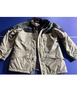 Columbia Sportswear Jacket Men&#39;s Medium Green Tan Winter Coat Heavyweight - $49.50