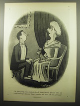 1950 Schweppes Quinine Water Advertisement - cartoon by Sam Cobean - £14.58 GBP