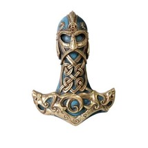 Alchemy Gothic V29 Thors Hammer Wall Mount Ornament 9” Indoor/Outdoor Mjollnir - £29.49 GBP
