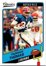 2021 Panini Classics Football Legends Thurman Thomas #122 Buffalo Bills - £7.97 GBP