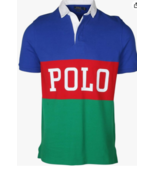 Polo Ralph Lauren Color Blocked Rugby Polo Classic Fit Shirt Adult Size ... - $89.00