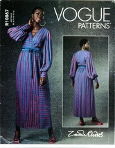Vogue 10867 1762 Misses 8-24 WRAP Dress Pattern Special Occasion 2020 UN... - $28.98