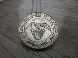 Vintage US Army Operation Desert Shield 16th Engineer Battalion Challenge Coin - $14.84