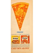 Chef boy ar dee frozen pizza pizzeria straight out of -1964 Vintage Prin... - $192.28 MXN