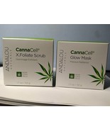2-PACK Andalou Naturals CannaCell X.Foliate Scrub &amp; Glow Mask 1.7 fl Oz ... - €15,75 EUR