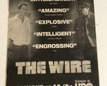 The Wire HBO Tv Guide Print Ad  TPA17 - £4.67 GBP