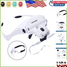 Lightweight LED Head Magnifier with Multiple Lens Options for Precision ... - $589.73 MXN