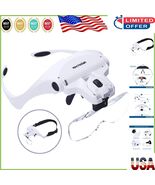 Lightweight LED Head Magnifier with Multiple Lens Options for Precision ... - $589.73 MXN