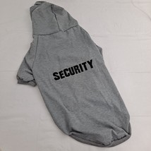 Dog Hoodie Security Guard Gray Pet Clothes 5XL - $15.84