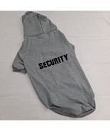 Dog Hoodie Security Guard Gray Pet Clothes 5XL - £12.61 GBP