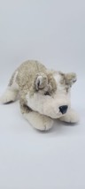 Folkmanis Folktails Puppet  Timber Wolf Plush 16&quot; Husky Dog Gray Hand Full Body - £30.60 GBP